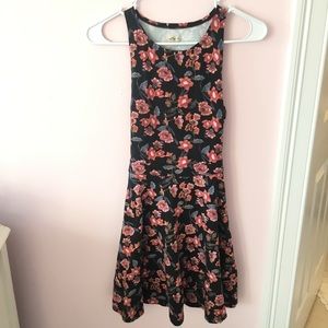 Floral Hollister skater dress
